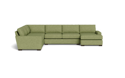 Mas Mesa 162" Deep Corner Sectionals w. Right Chaise - Elliot Celadon