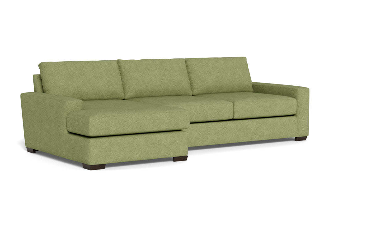 Mas Mesa 123" Deep Left Chaise Sectional - Elliot Celadon