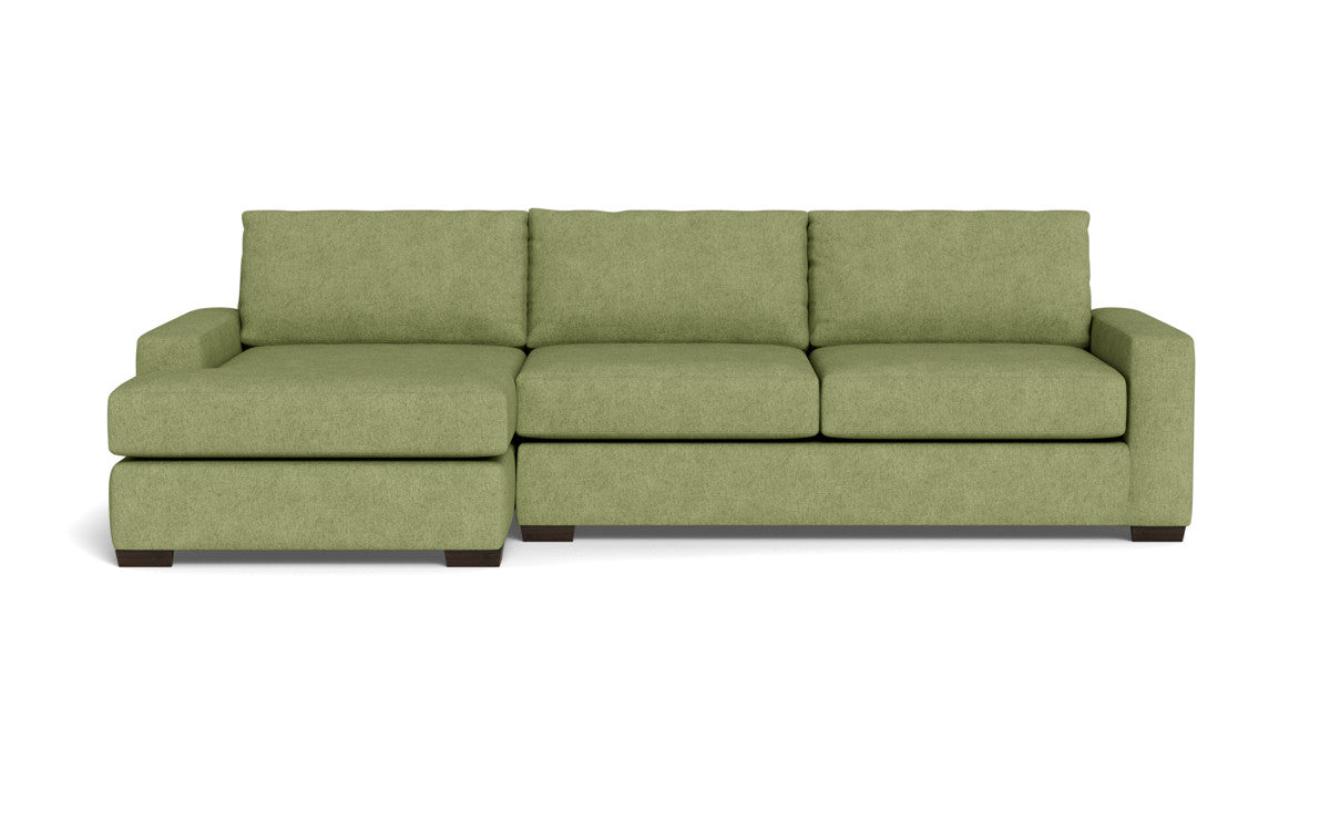 Mas Mesa 123" Deep Left Chaise Sectional - Elliot Celadon