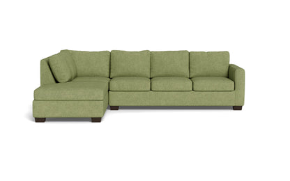 Track 121" Left Chaise Sectional - Elliot Celadon