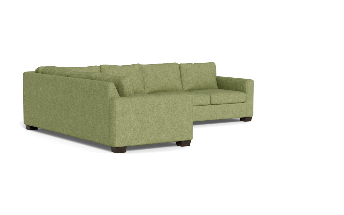 Track 121" Left Corner Sectional - Elliot Celadon