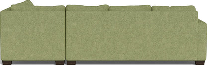 Track 121" Right Chaise Sectional - Elliot Celadon