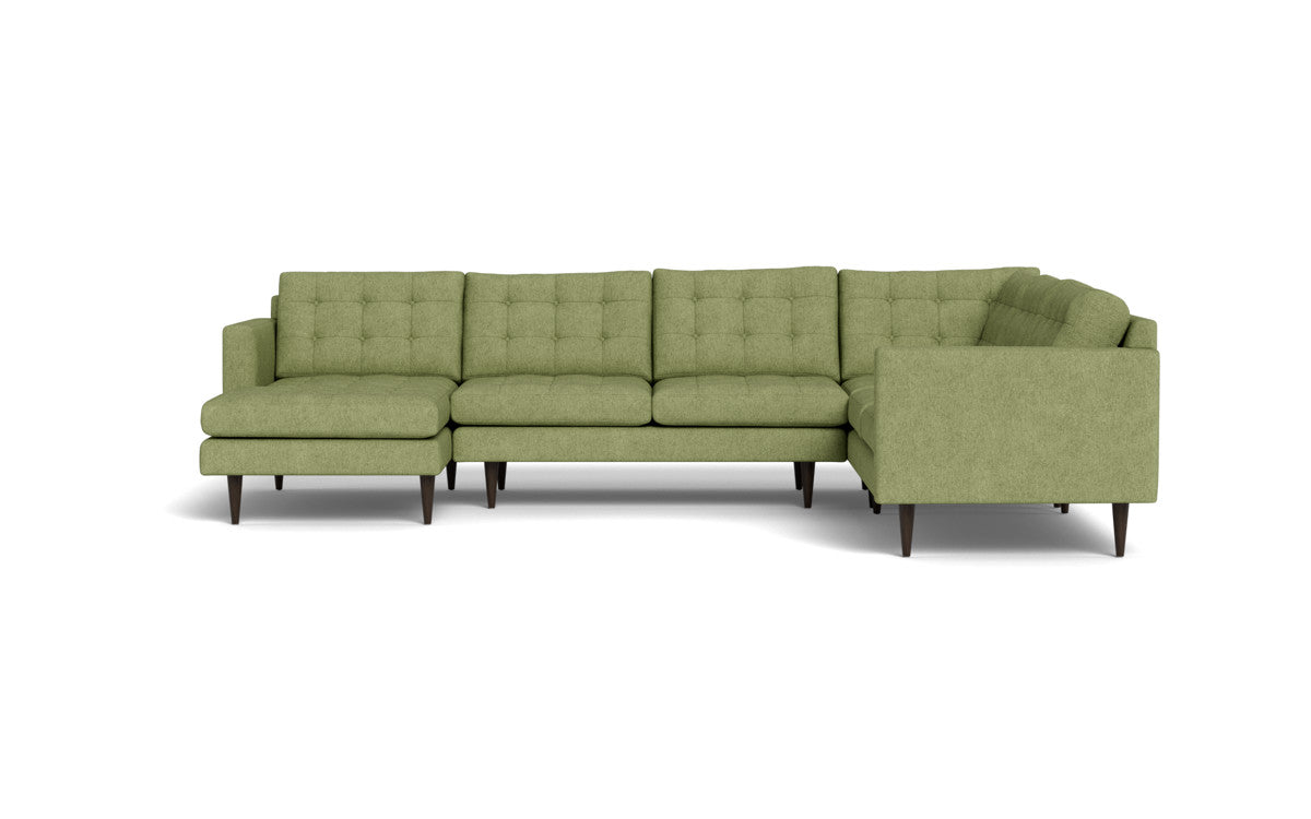 Wallace 131" Corner Sectionals w. Left Chaise - Elliot Celadon