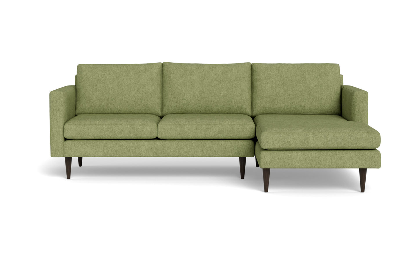 Wallace 98" Untufted Right Chaise Sectional - Elliot Celadon