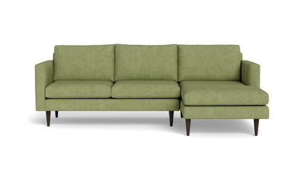 Wallace 98" Untufted Right Chaise Sectional - Elliot Celadon