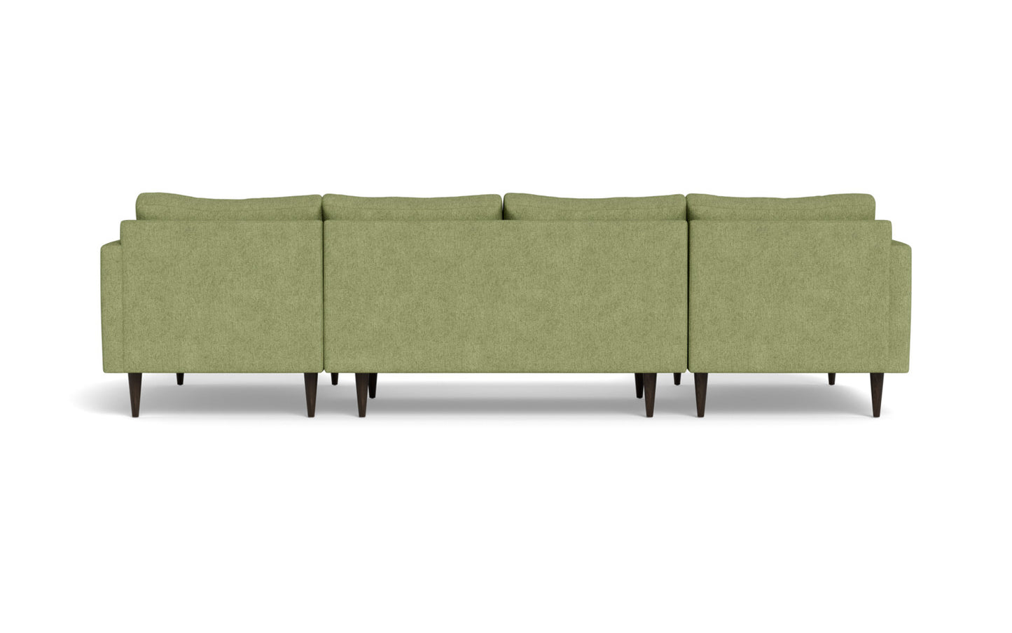 Wallace 126" Untufted Double Chaise U Sectional