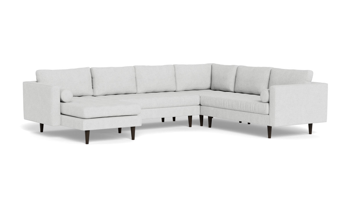 Ladybird 133" Corner Sectional with Left Chaise - Elliot Dove