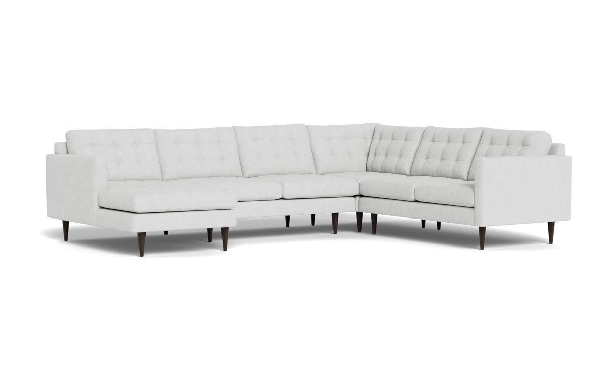 Wallace 131" Corner Sectionals w. Left Chaise - Elliot Dove