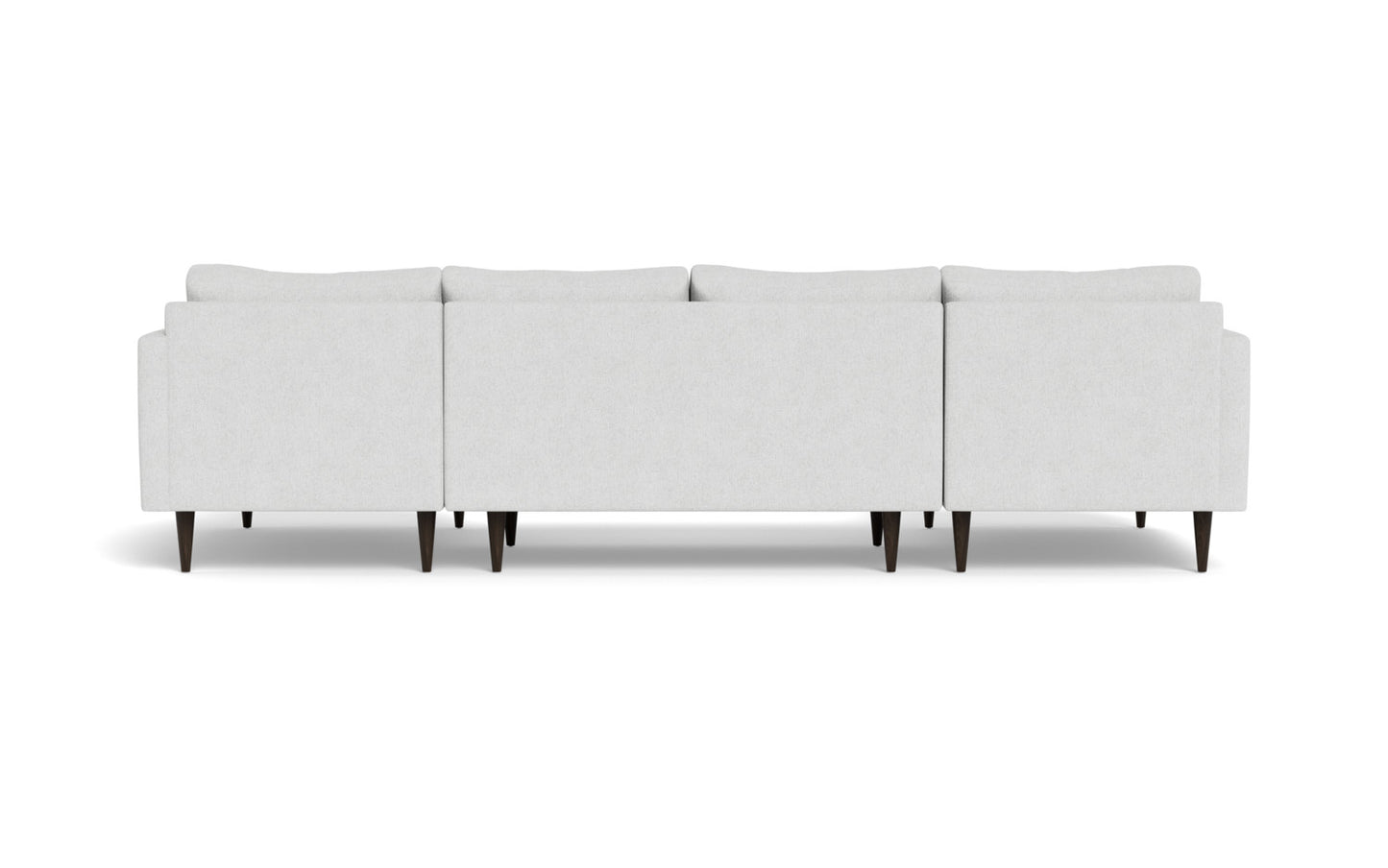 Wallace 126" Untufted Double Chaise U Sectional