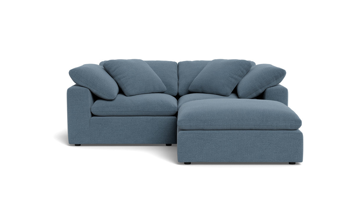 Fluffy 2 Piece Sofa w/Otto - Elliot French Blue