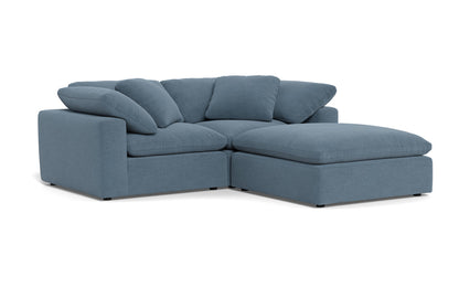 Fluffy 2 Piece Sofa w/Otto - Elliot French Blue