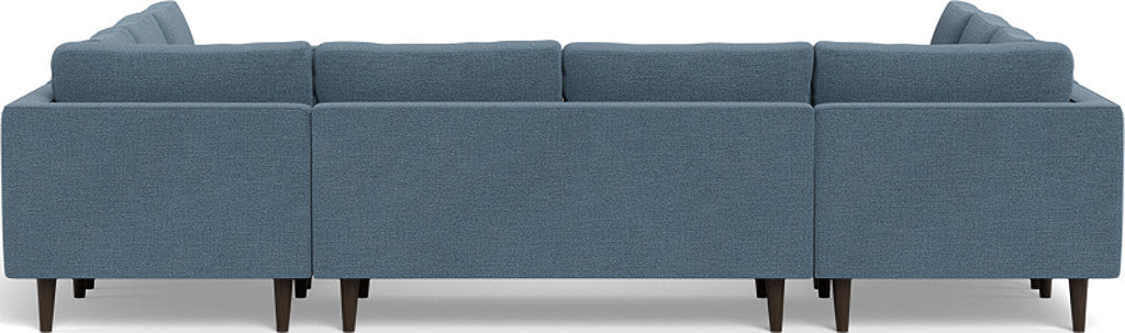 Ladybird 134" U Sectional - Elliot French Blue