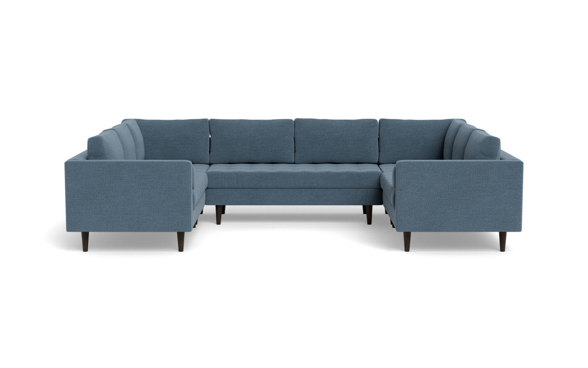 Ladybird 134" U Sectional - Elliot French Blue