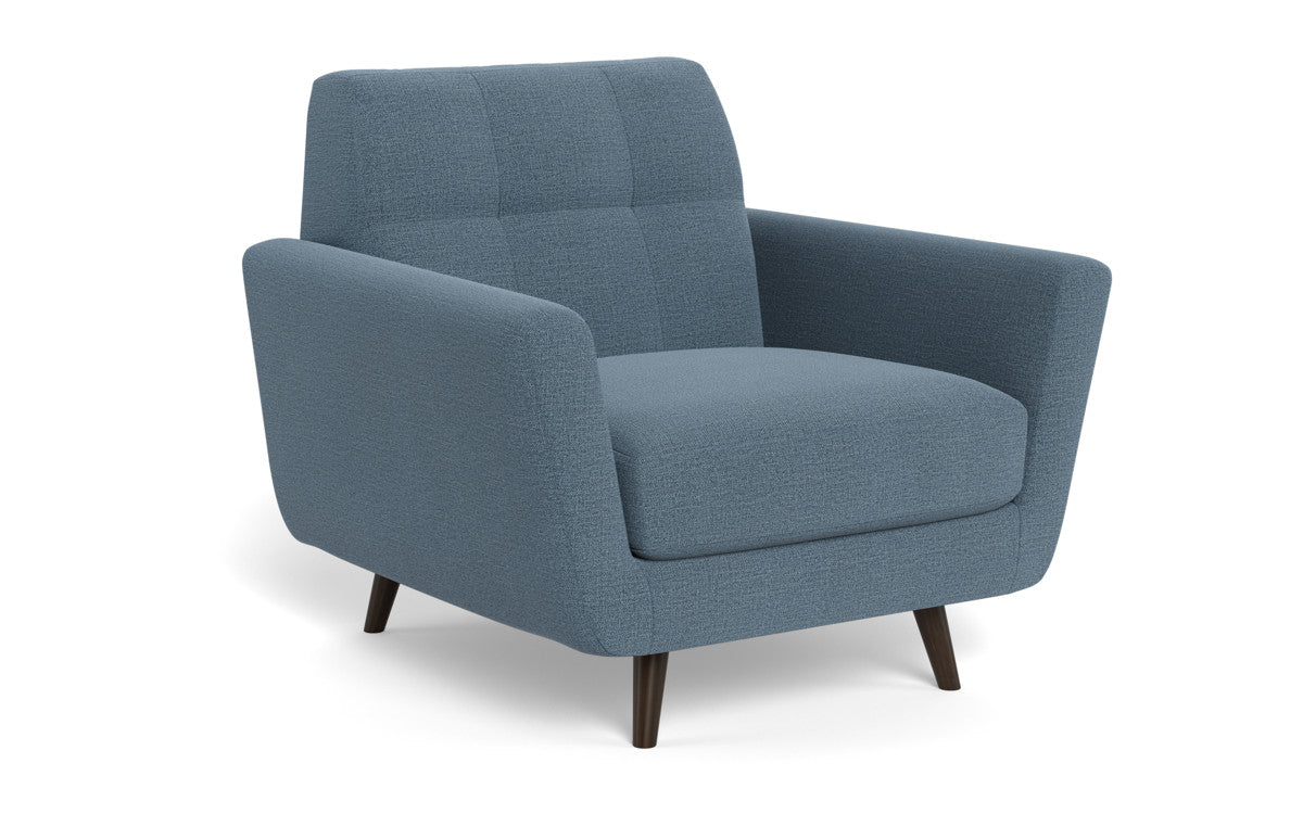 Lamar 42" Arm Chair - Elliot French Blue