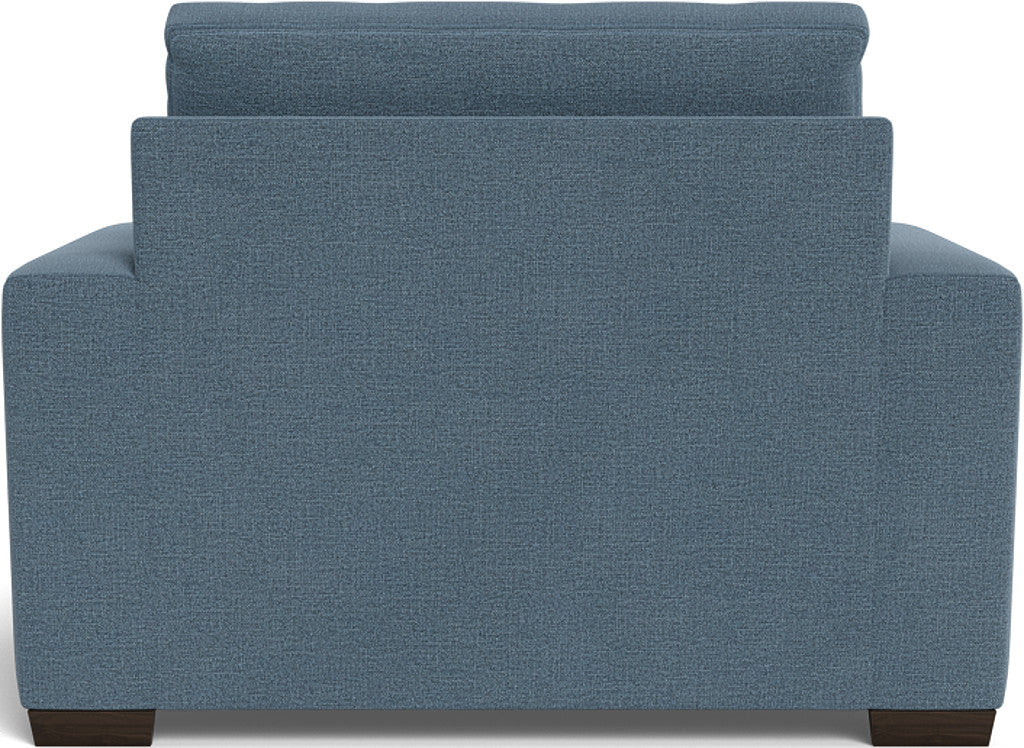 Mas Mesa 52" Deep Arm Chair - Elliot French Blue