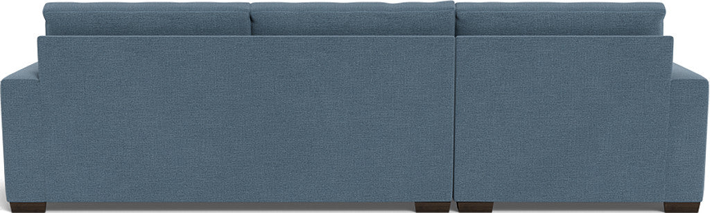 Mas Mesa 123" Deep Left Chaise Sectional - Elliot French Blue