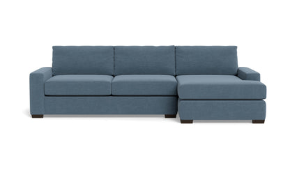 Mas Mesa 123" Deep Right Chaise Sectional - Elliot French Blue