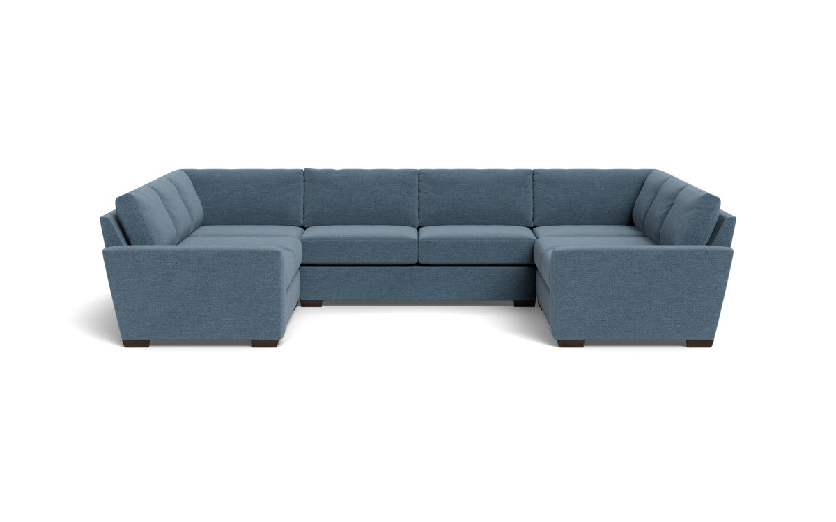 Mas Mesa 166" Deep Condo U Sectional - Elliot French Blue