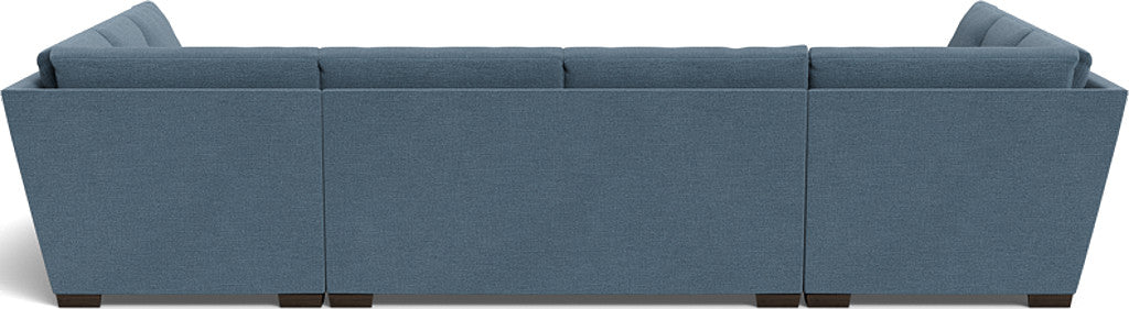 Mas Mesa 166" Deep Condo U Sectional - Elliot French Blue