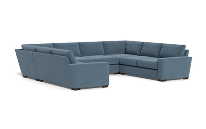 Mas Mesa 166" Deep Condo U Sectional - Elliot French Blue