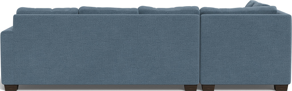 Track 121" Left Chaise Sectional - Elliot French Blue