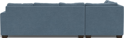 Track 121" Left Chaise Sectional - Elliot French Blue