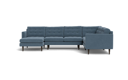 Wallace 131" Corner Sectionals w. Left Chaise - Elliot French Blue