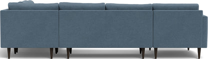 Wallace 131" Corner Sectionals w. Left Chaise - Elliot French Blue