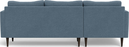 Wallace 98" Untufted Left Chaise Sectional - Elliot French Blue