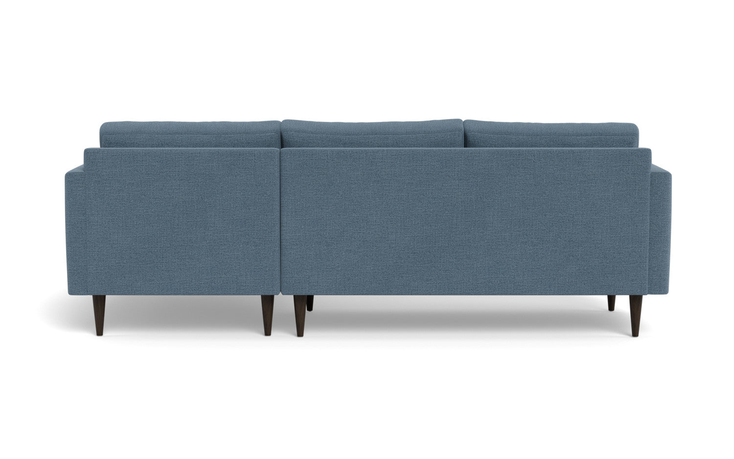 Wallace 98" Untufted Right Chaise Sectional - Elliot French Blue