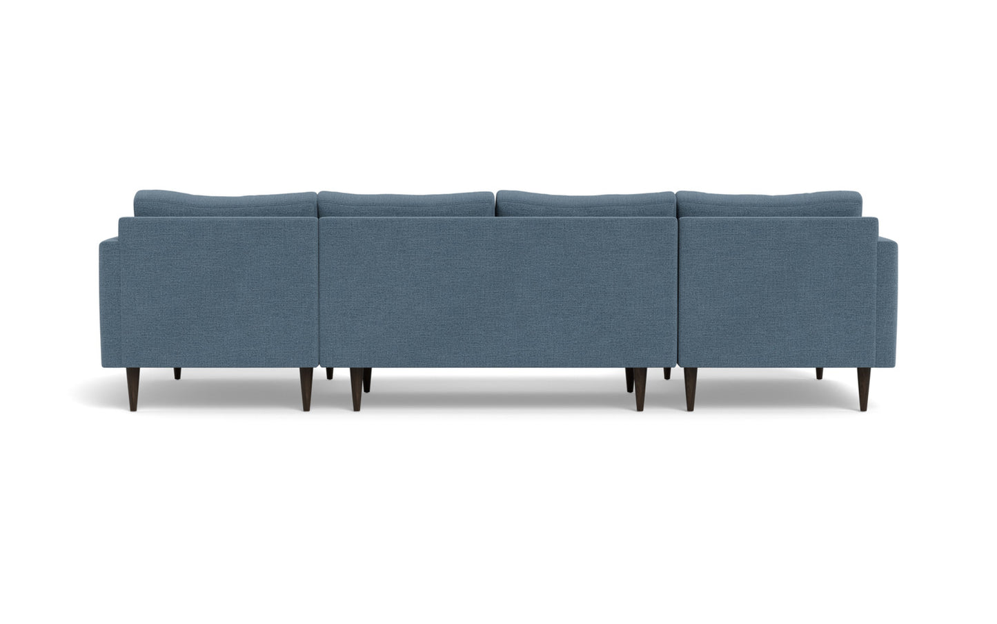 Wallace 126" Untufted Double Chaise U Sectional
