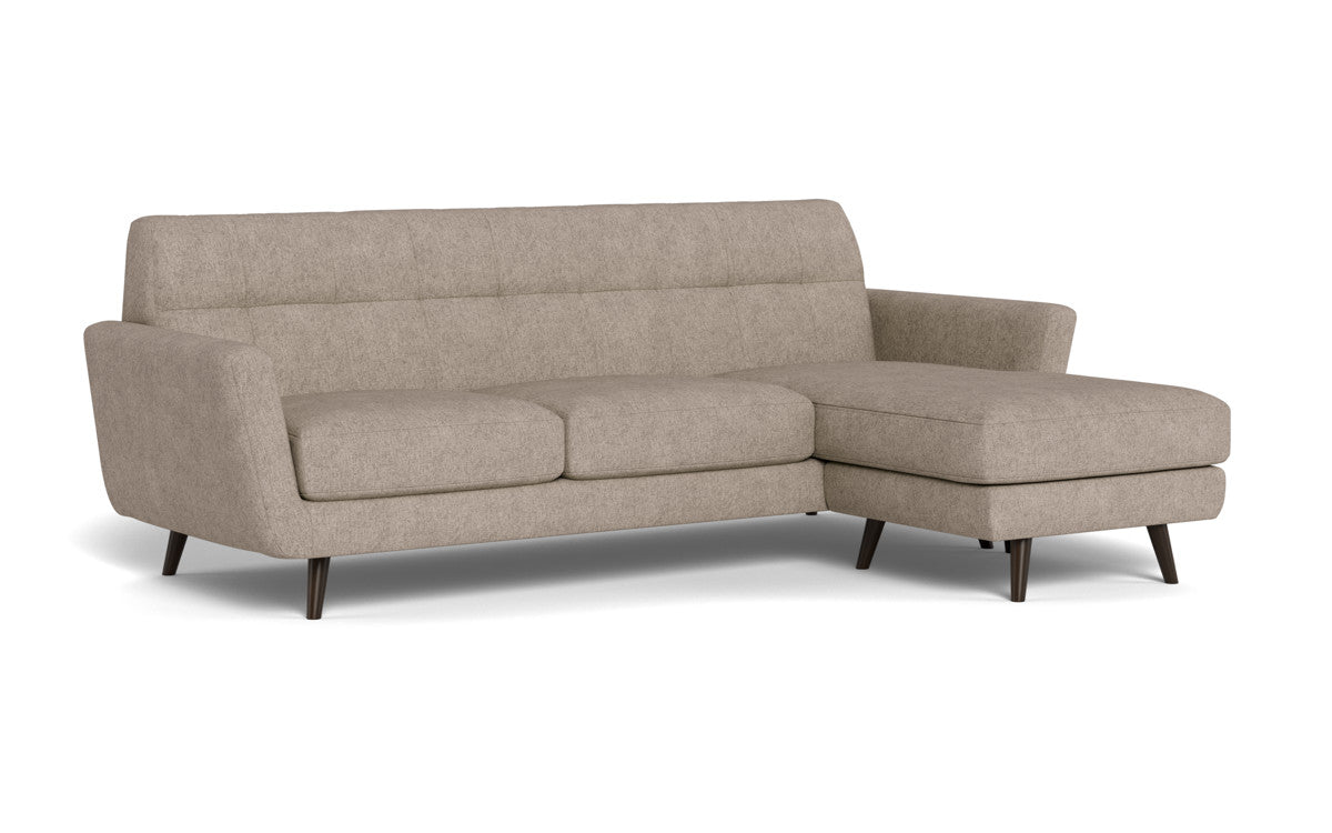 Lamar 96" Reversible Chaise Sofa - Elliot Pebble