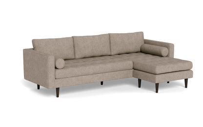 Ladybird 104" Reversible Sofa Chaise - Elliot Pebble