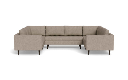 Ladybird 134" U Sectional - Elliot Pebble