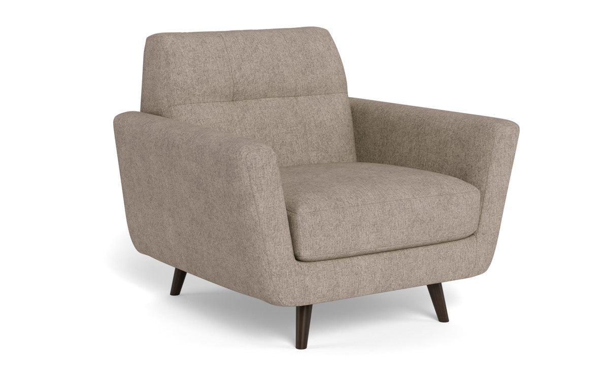 Lamar 42" Arm Chair - Elliot Pebble