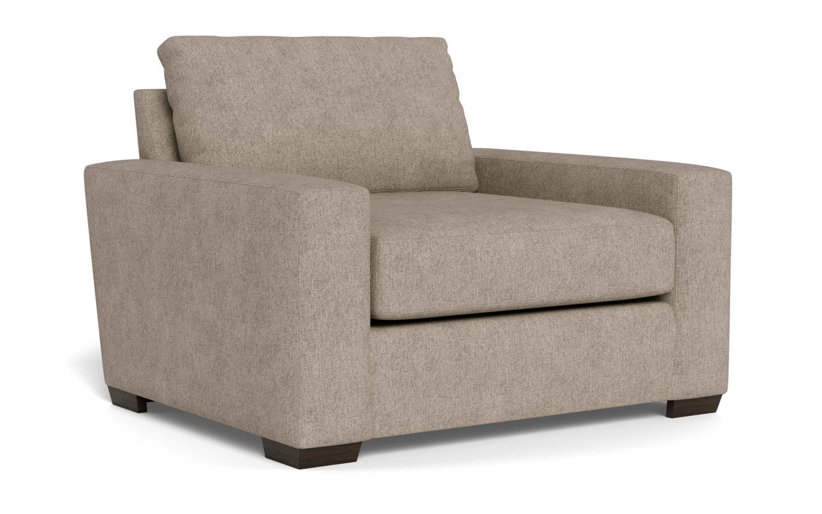 Mas Mesa 52" Deep Arm Chair - Elliot Pebble