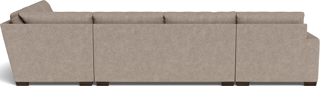 Mas Mesa 162" Deep Corner Sectionals w. Left Chaise - Elliot Pebble