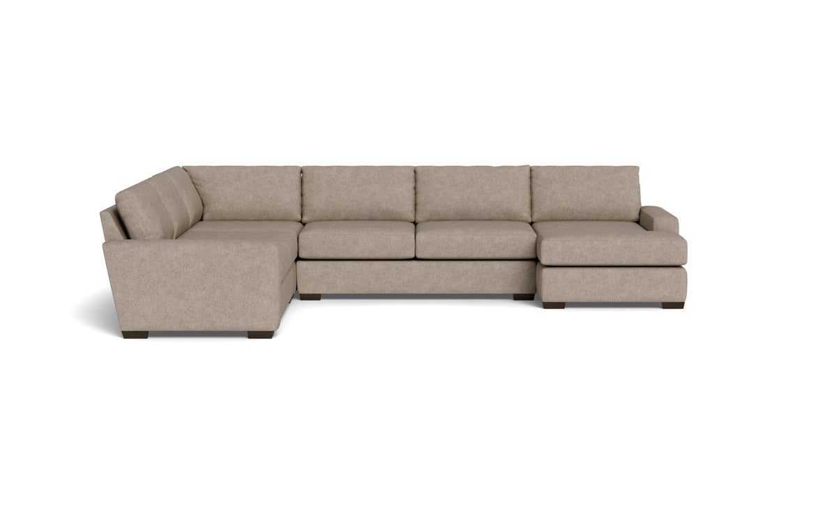 Mas Mesa 162" Deep Corner Sectionals w. Right Chaise - Elliot Pebble