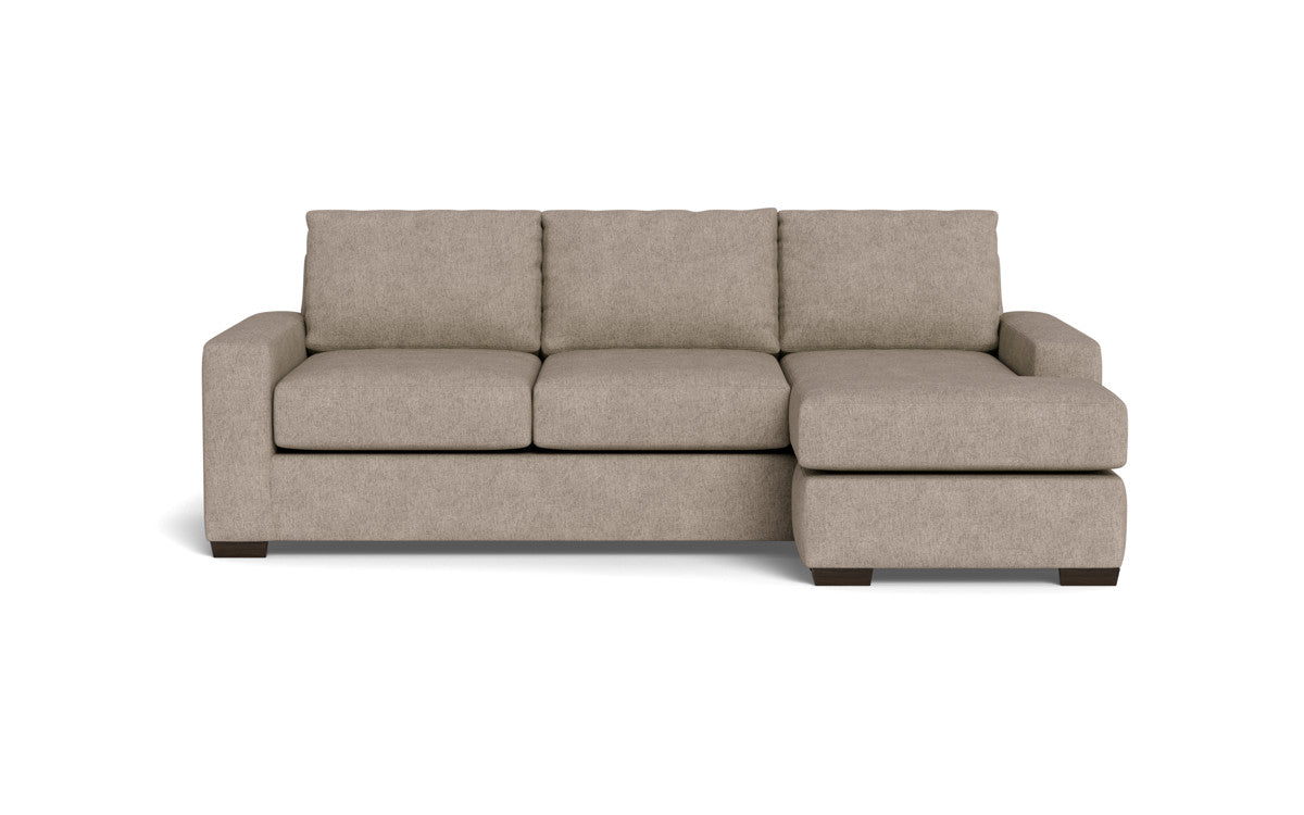 Mas Mesa 101" Deep Reversible Sofa Chaise - Elliot Pebble