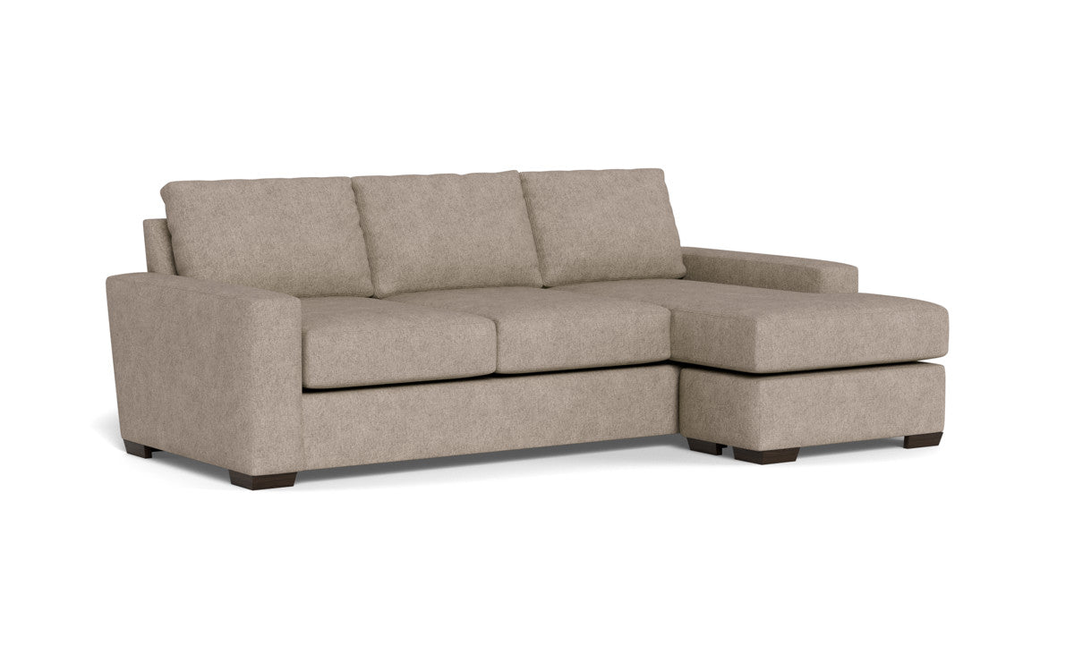 Mas Mesa 101" Deep Reversible Sofa Chaise - Elliot Pebble