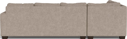 Track 121" Left Chaise Sectional - Elliot Pebble