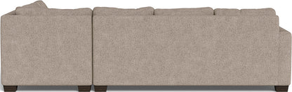 Track 121" Right Chaise Sectional - Elliot Pebble