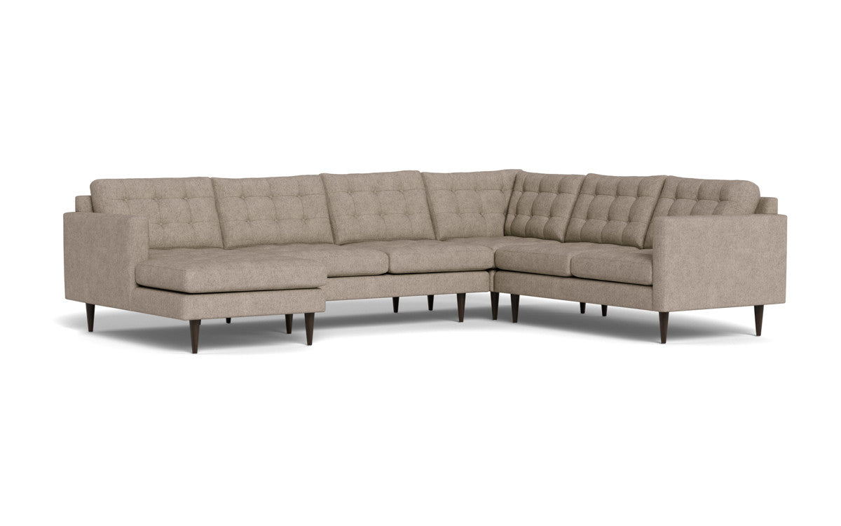 Wallace 131" Corner Sectionals w. Left Chaise - Elliot Pebble