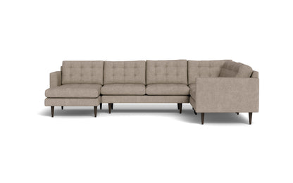 Wallace 131" Corner Sectionals w. Left Chaise - Elliot Pebble