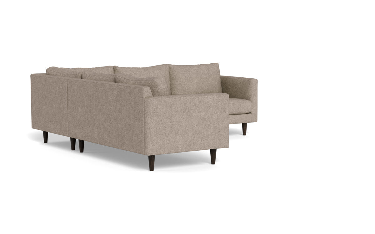 Wallace 102" Untufted Corner Sectional - Elliot Pebble