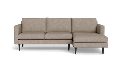 Wallace 98" Untufted Right Chaise Sectional - Elliot French Blue