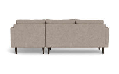 Wallace 98" Untufted Right Chaise Sectional - Elliot Pebble