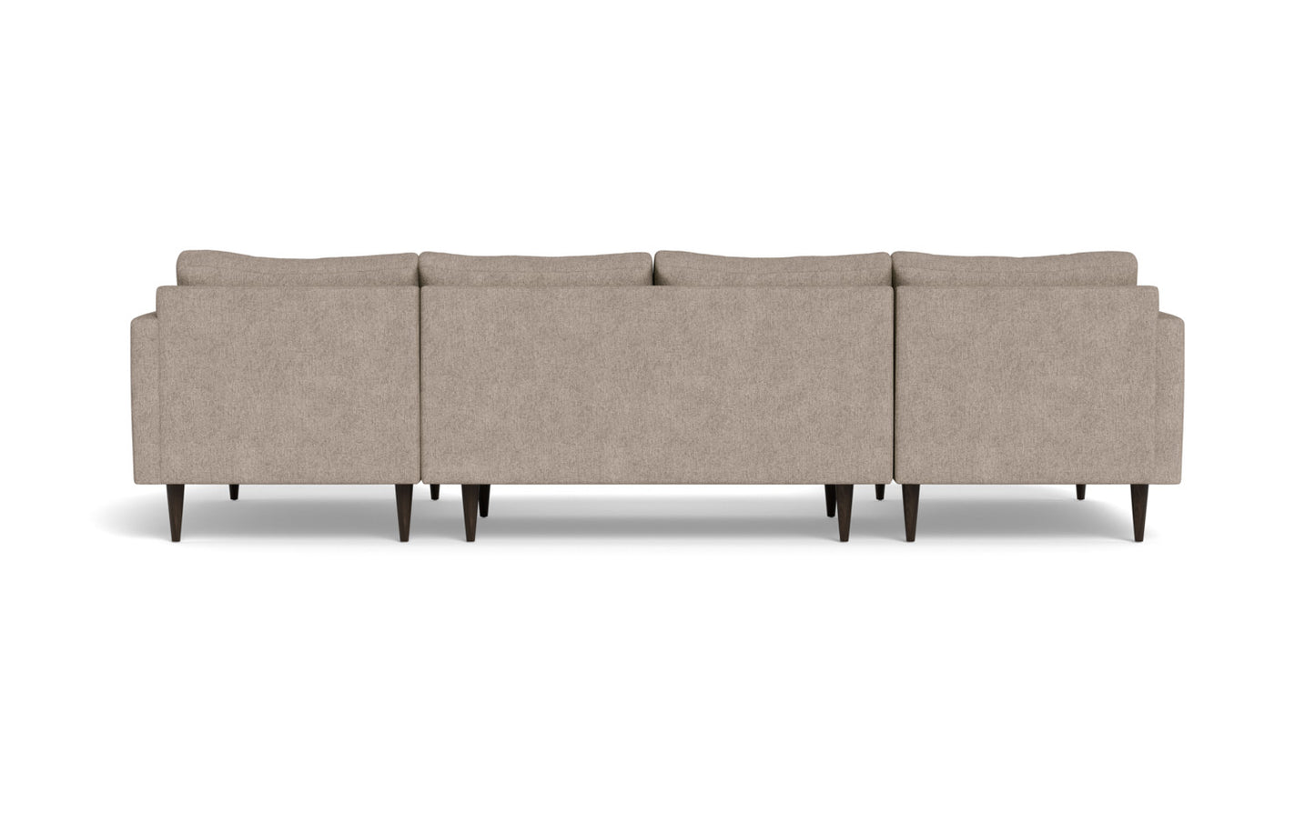 Wallace 126" Untufted Double Chaise U Sectional