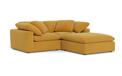 Fluffy 2 Piece Sofa w/Otto - Elliot Sunflower