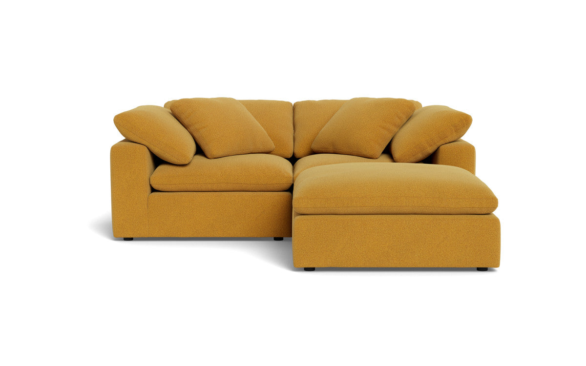 Fluffy 2 Piece Sofa w/Otto - Elliot Sunflower